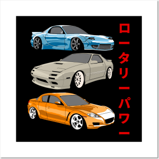 Mazda RX-7/RX-8 Rotary Posters and Art